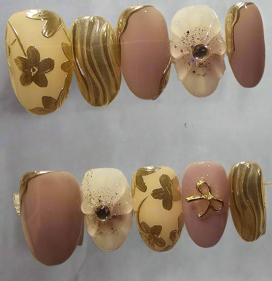 Gold and Pink - Whimsy's World LLC