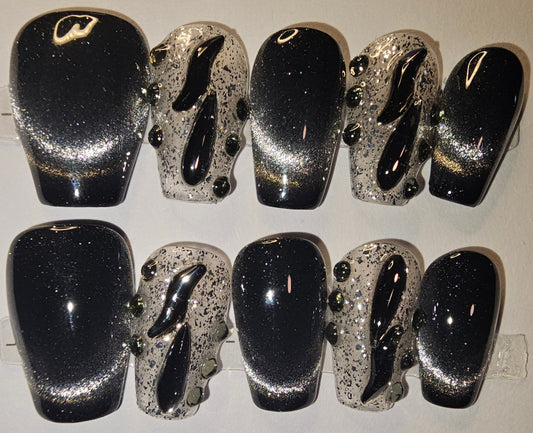 Black and White abstract - Whimsy's World LLC