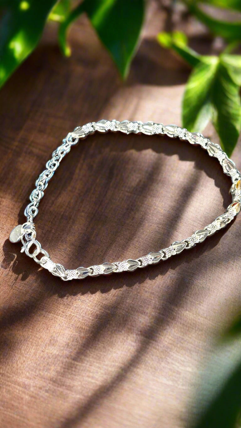 925 Silver Plated Bracelet - Whimsy's World LLC