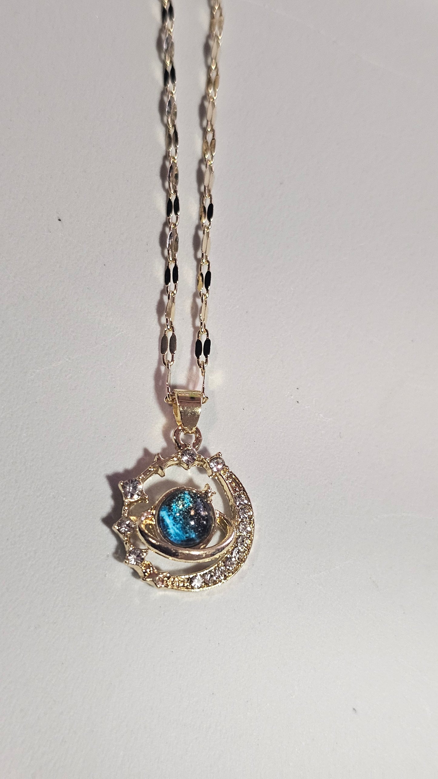 Blue Planet Necklace - Whimsy's World LLC