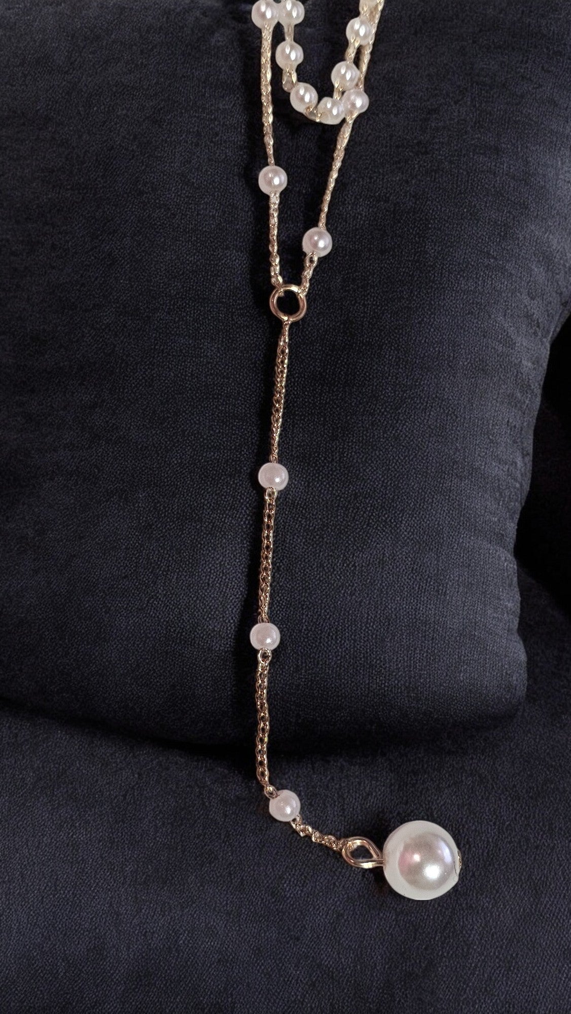 Pearl drop necklace - Whimsy's World LLC