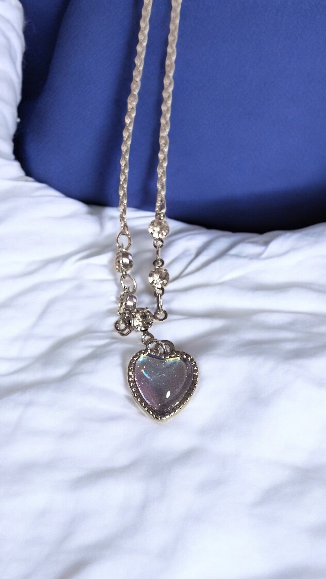 Moon Heart Necklace - Whimsy's World LLC