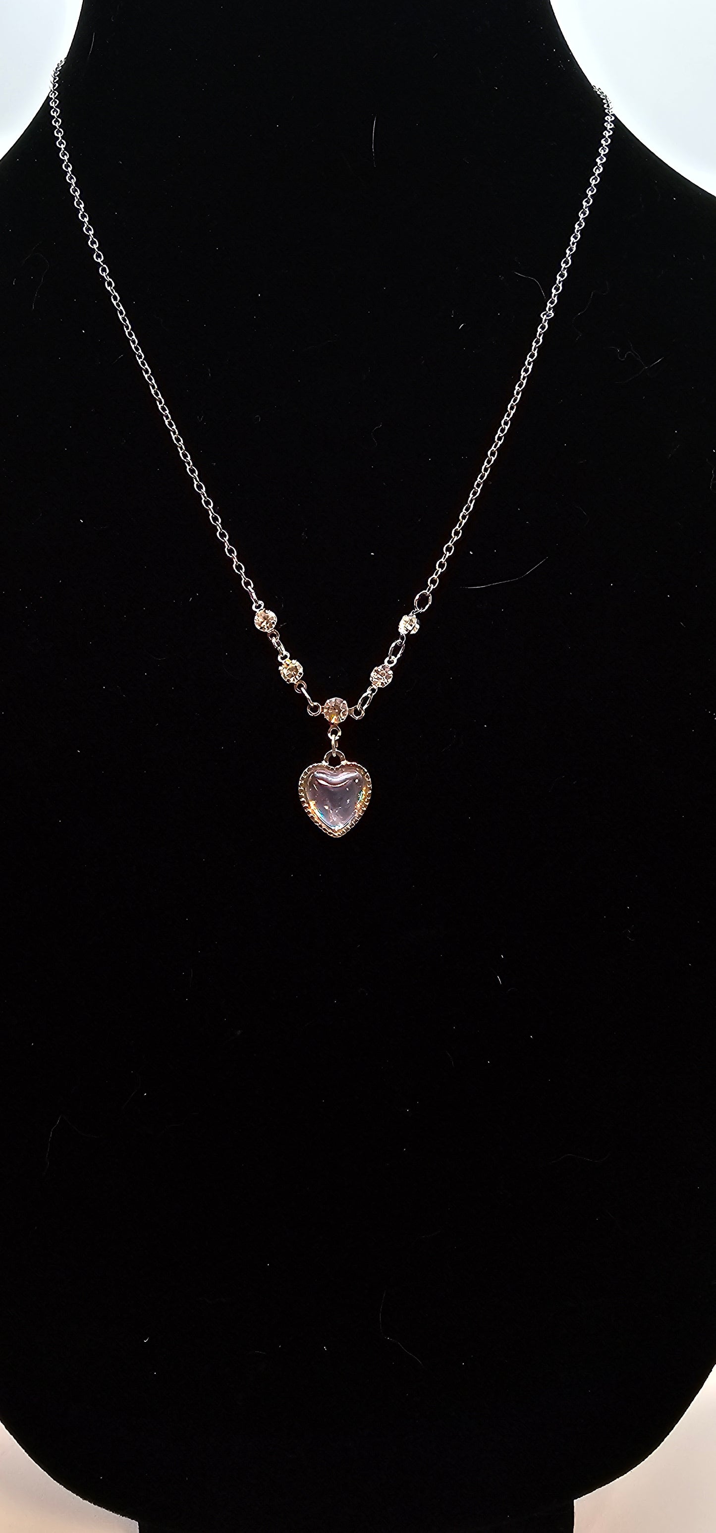 MOON HEART NECKLACE