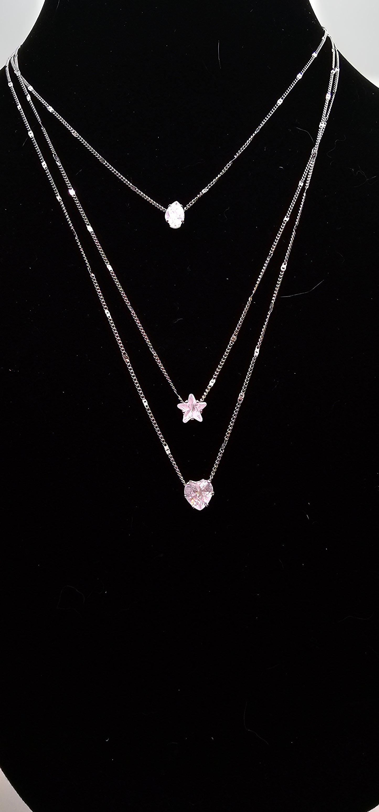 TRIPLE DROP NECKLACE