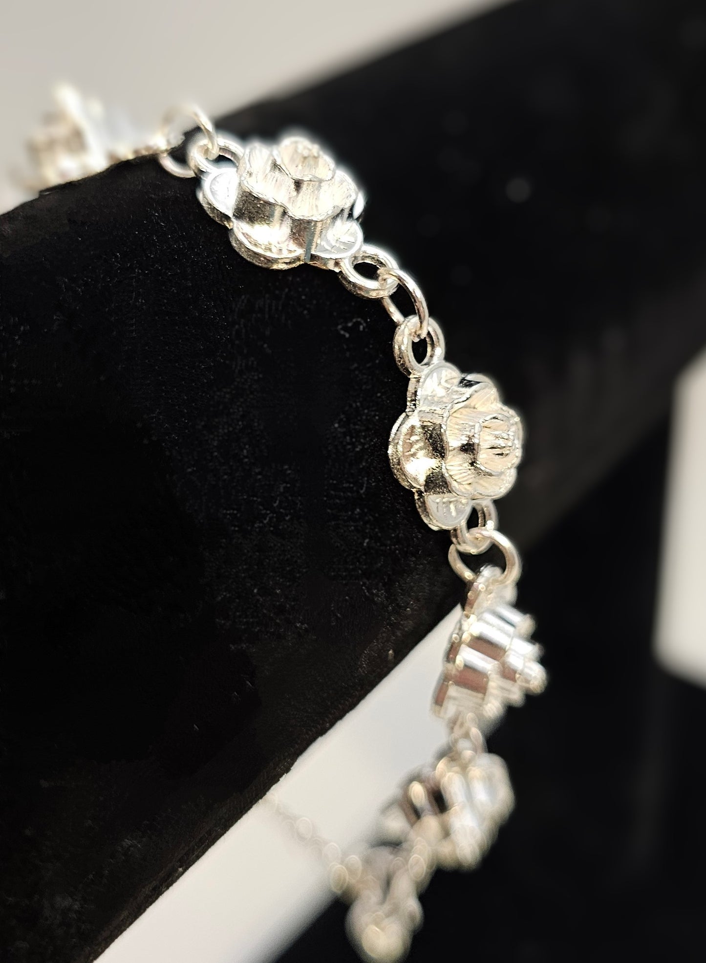 Roses Sterling Silver Bracelet