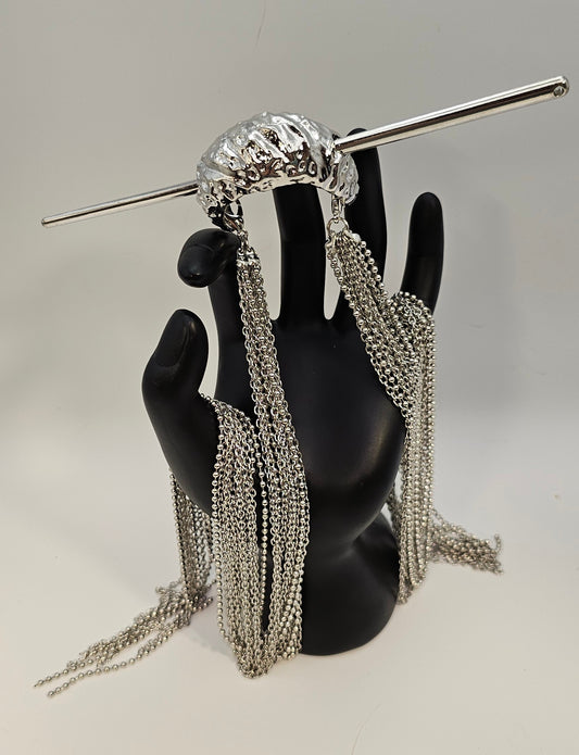 LONG CHAIN HAIR WRAP ACCESSORY