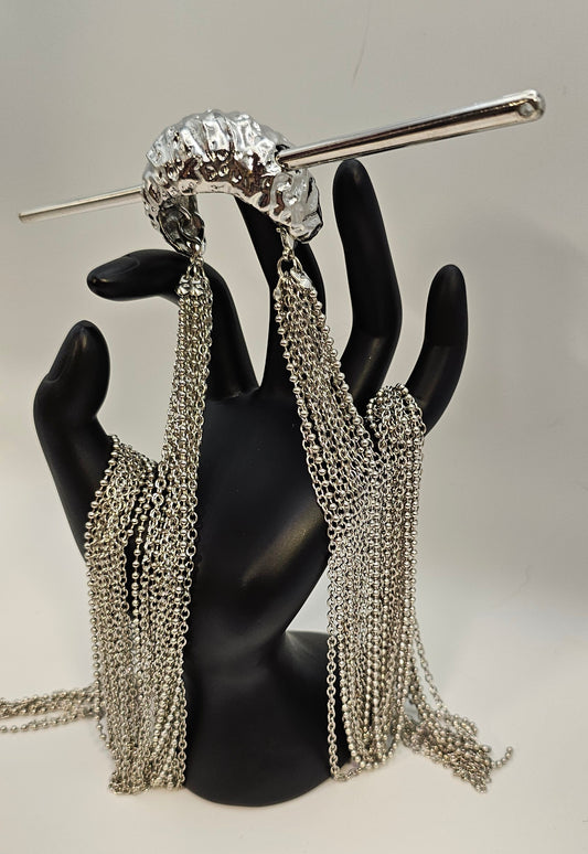 LONG CHAIN HAIR WRAP ACCESSORY