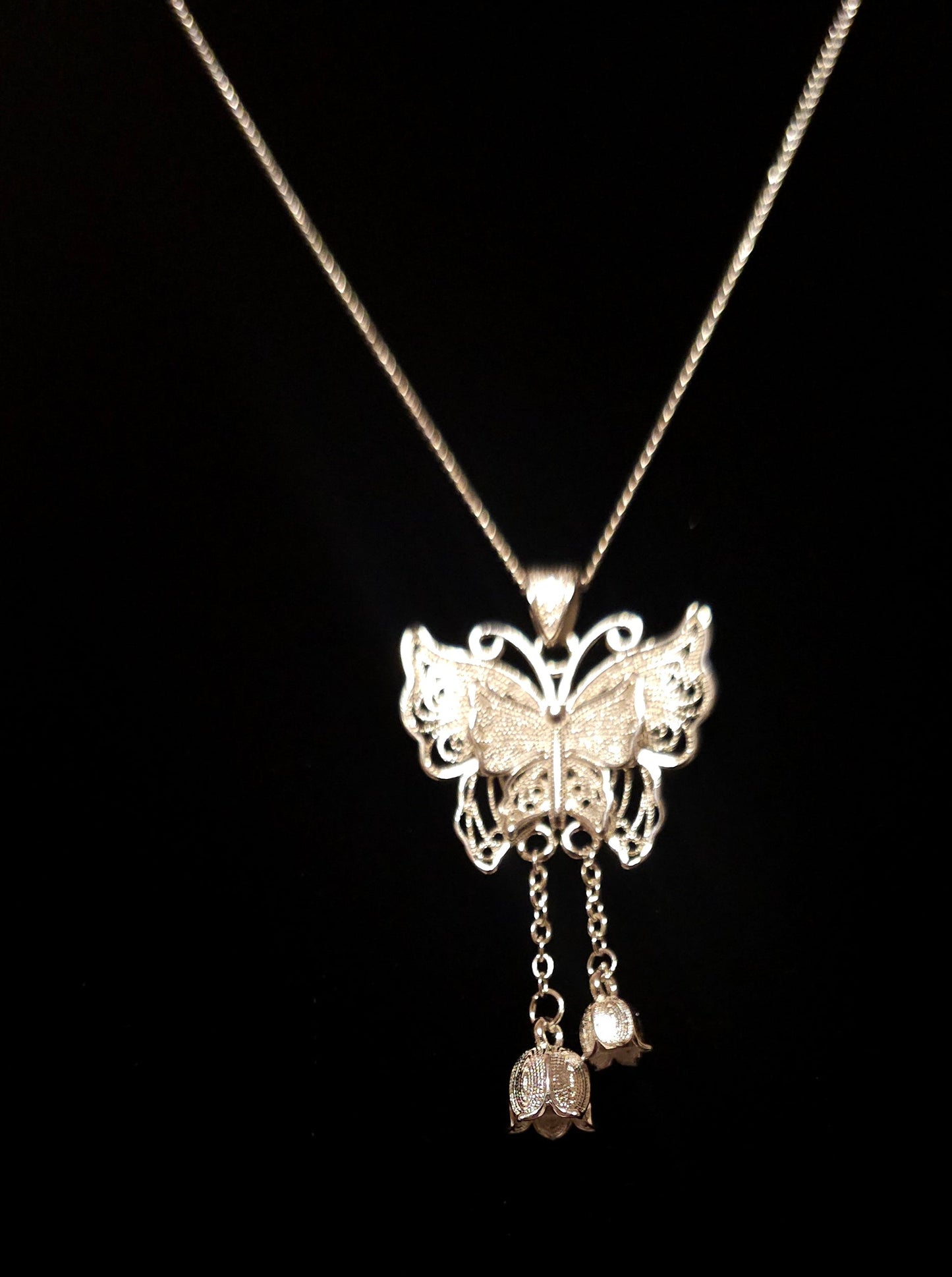 925 Sterling Lace Butterfly