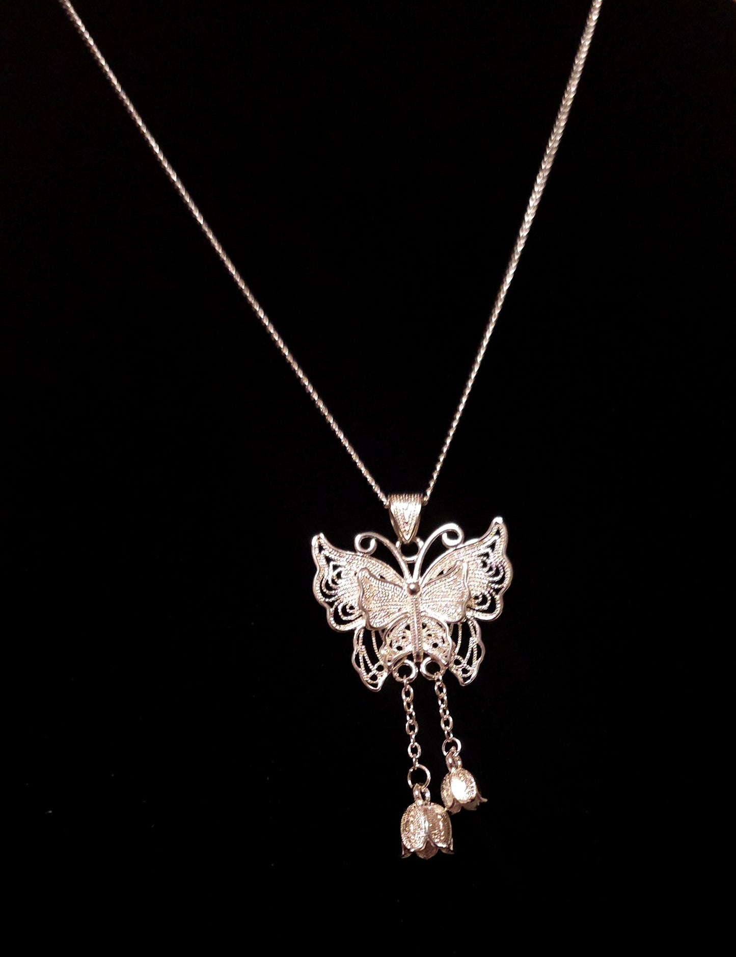 925 Sterling Lace Butterfly