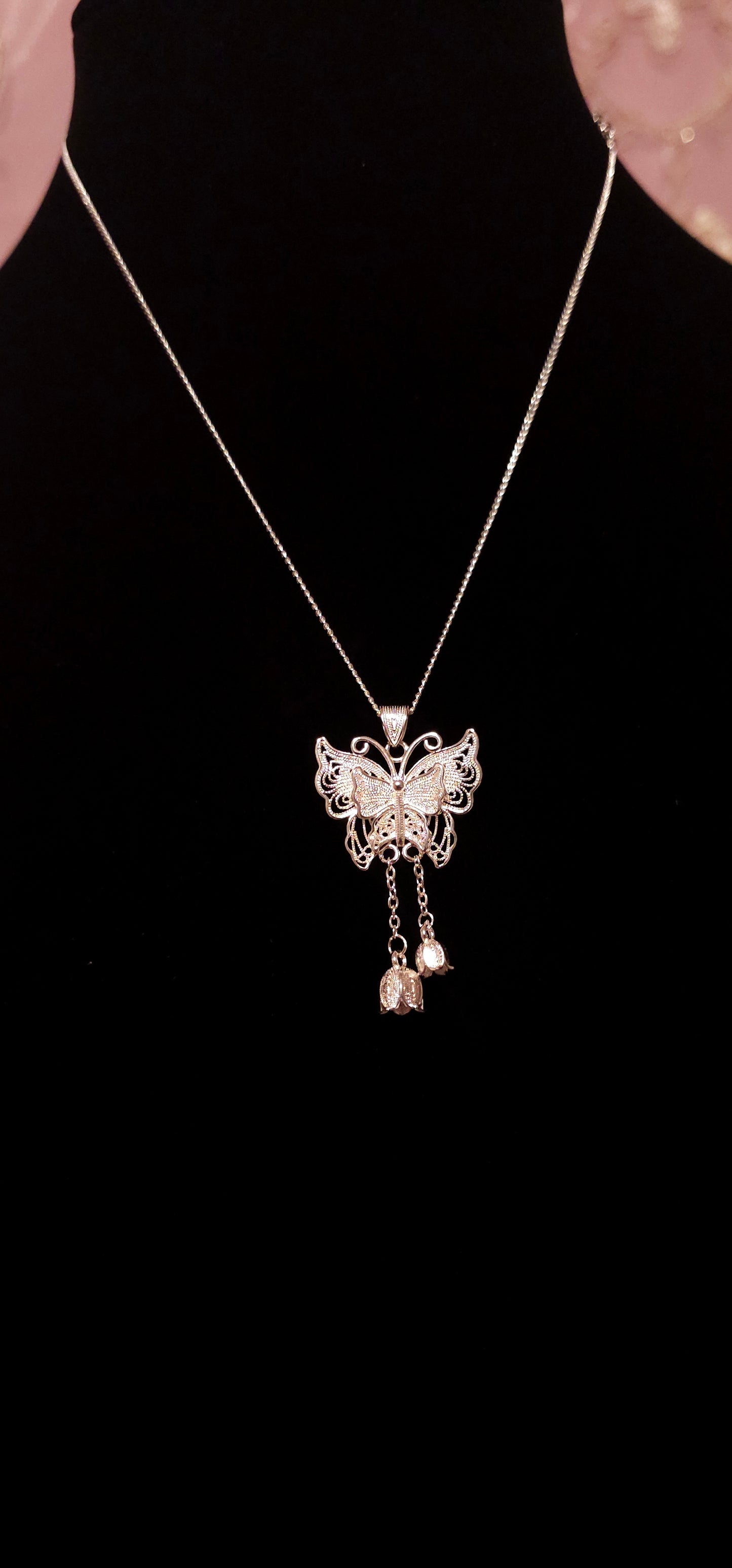 925 Sterling Lace Butterfly