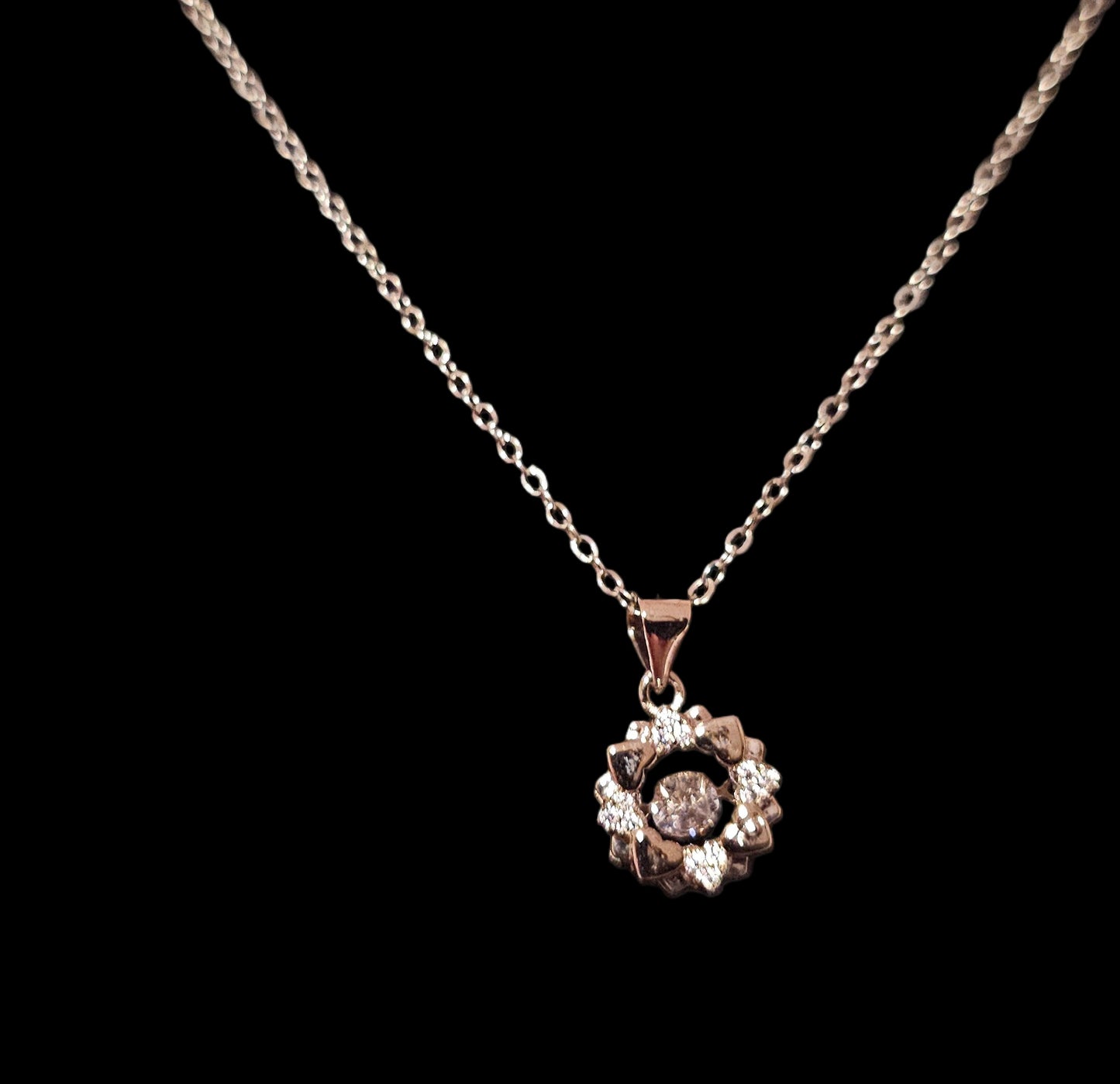 925 Sterling Circle of Hearts