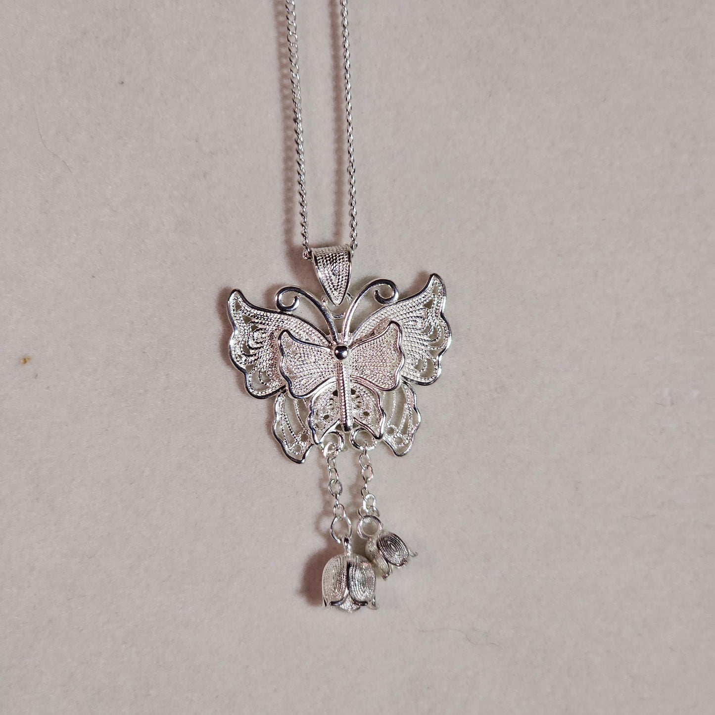 925 Sterling Lace Butterfly