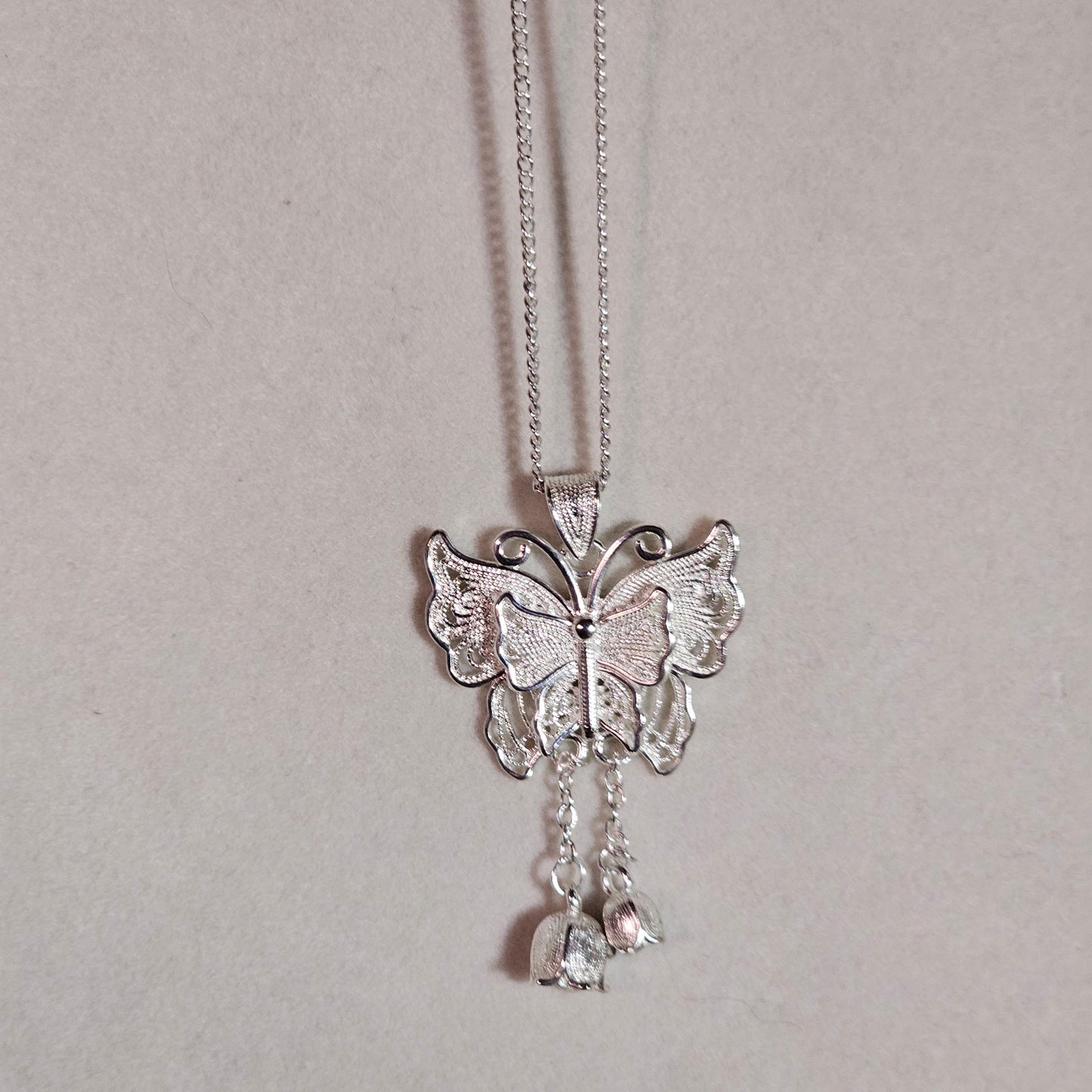 925 Sterling Lace Butterfly