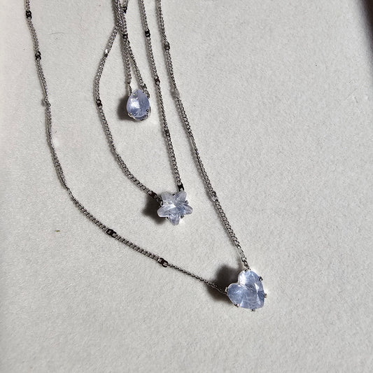 TRIPLE DROP NECKLACE