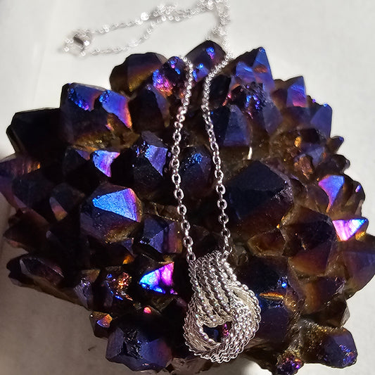 925 SILVER KNOT NECKLACE