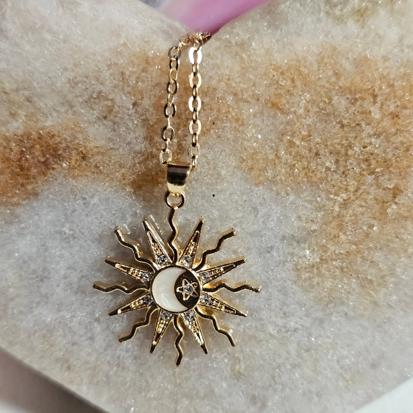 SUN AND MOON NECKLACE