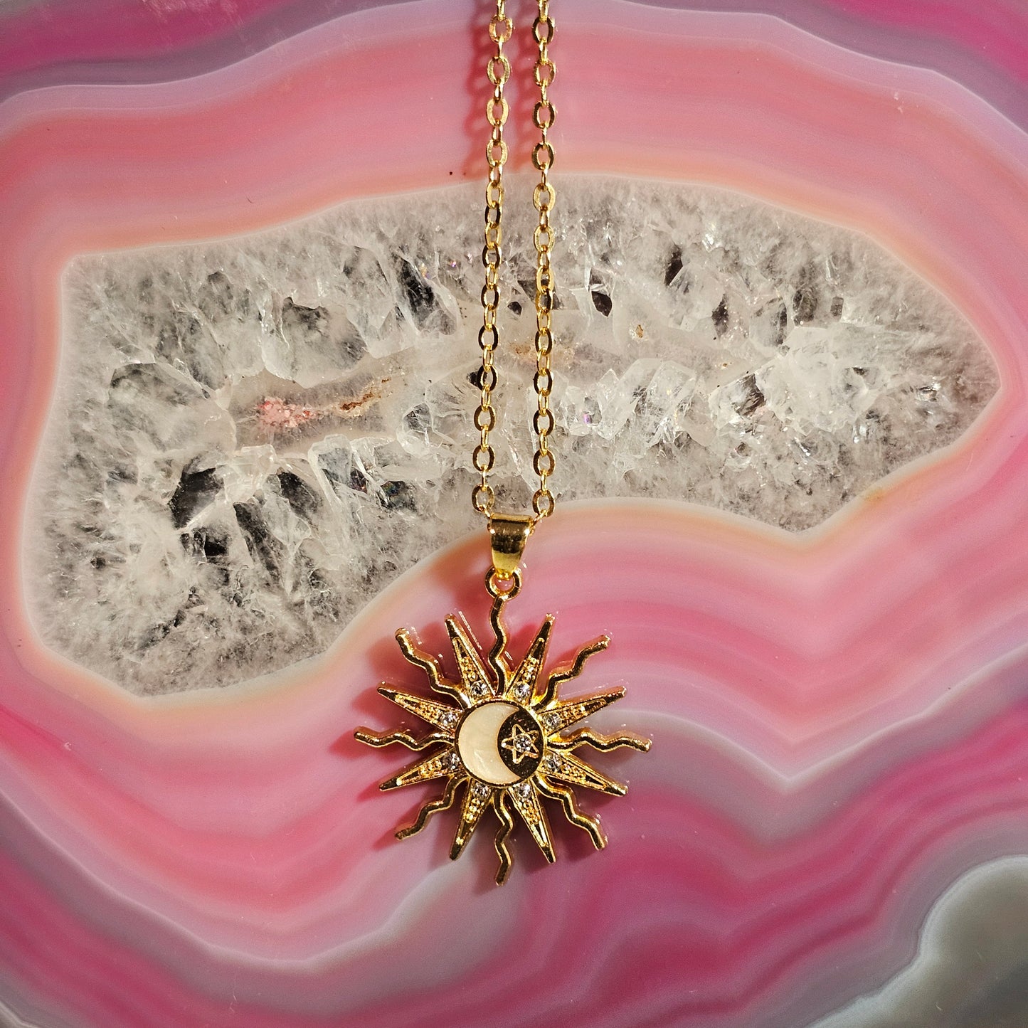 SUN AND MOON NECKLACE