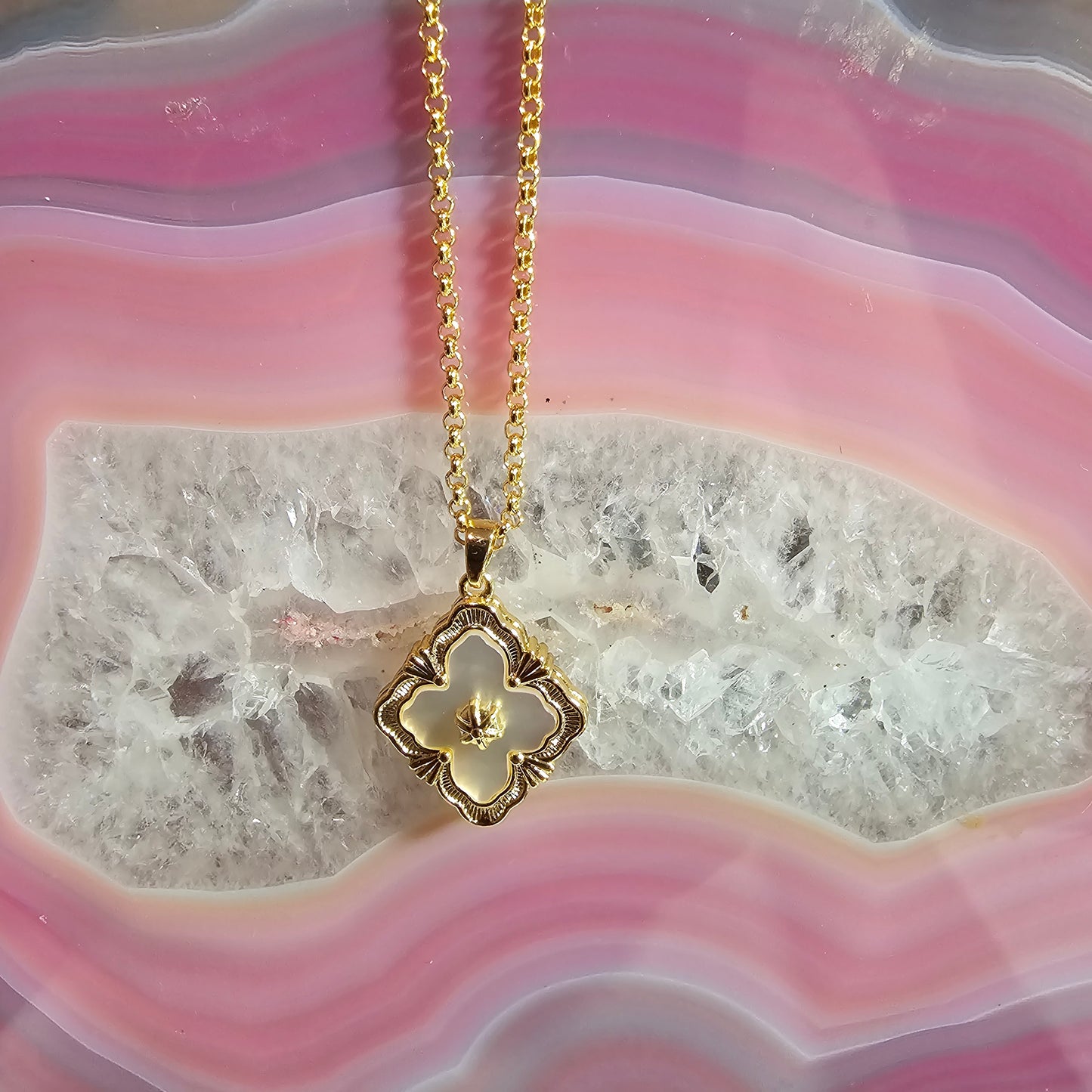 Four Leaf Cover Pendant