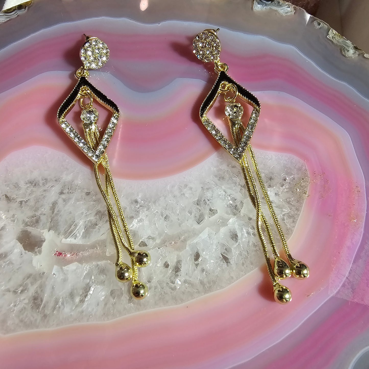 Geometric Dangle Earrings