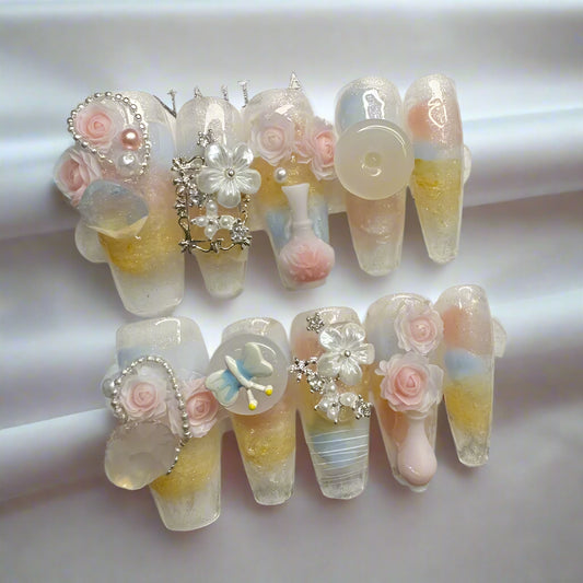 Floral Vase - Whimsy's World LLC