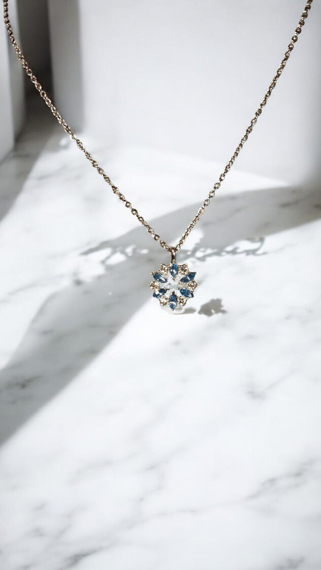 Blue snowflake - Whimsy's World LLC