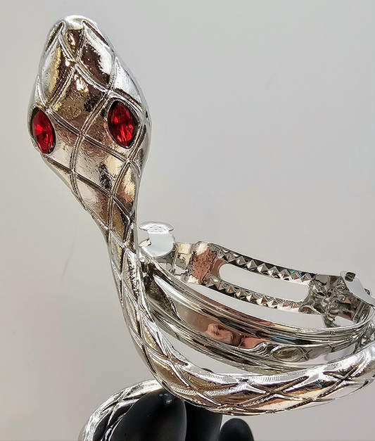 SNAKE PONY TAIL WRAP/BARRETT