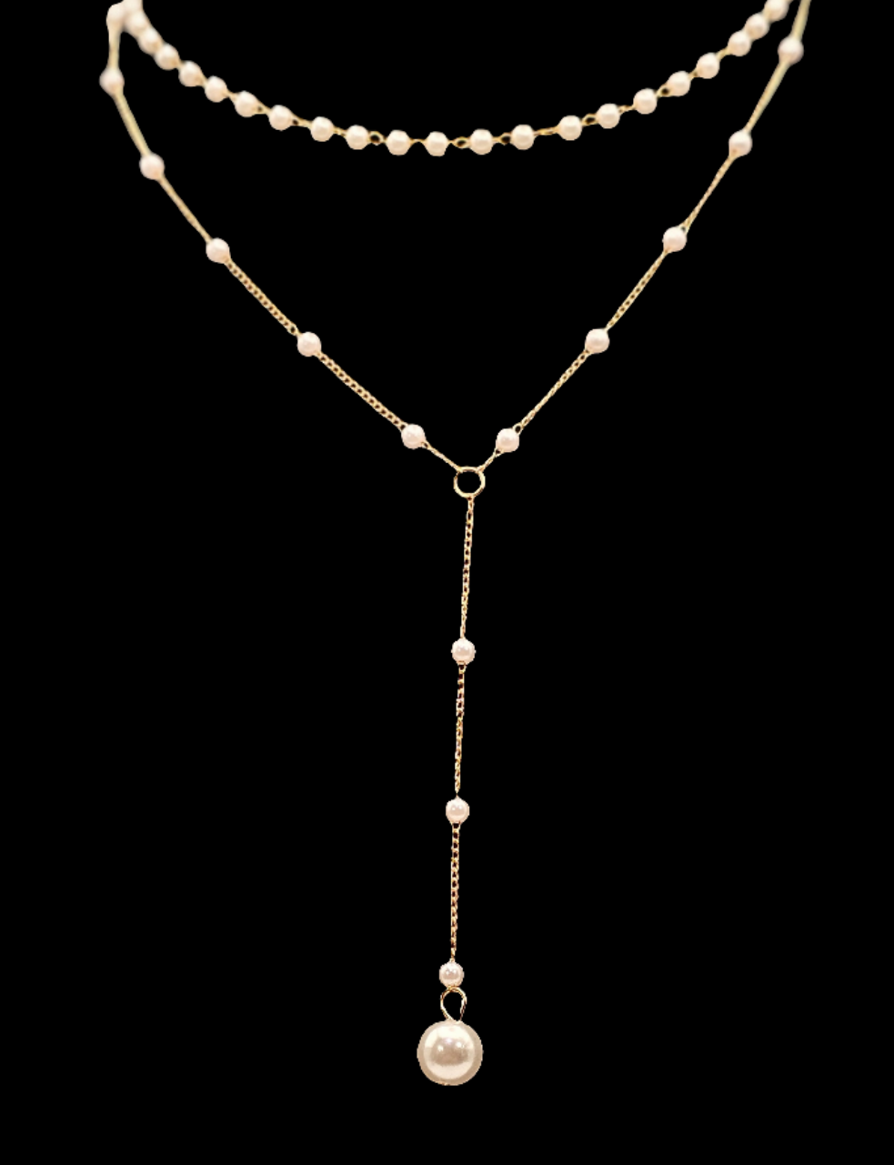 PEARL DROP NECKLACE