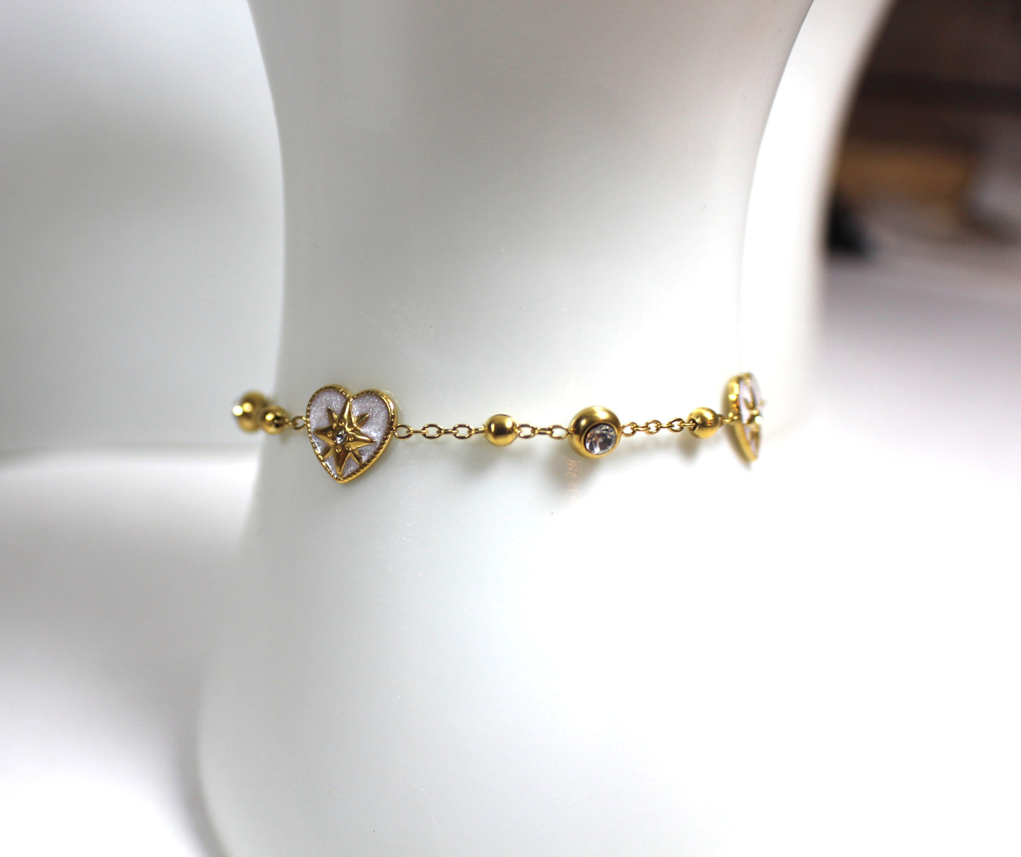 Celestial Heart Charm Bracelet