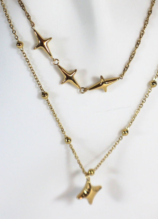 Celestial Drift Layered Necklace