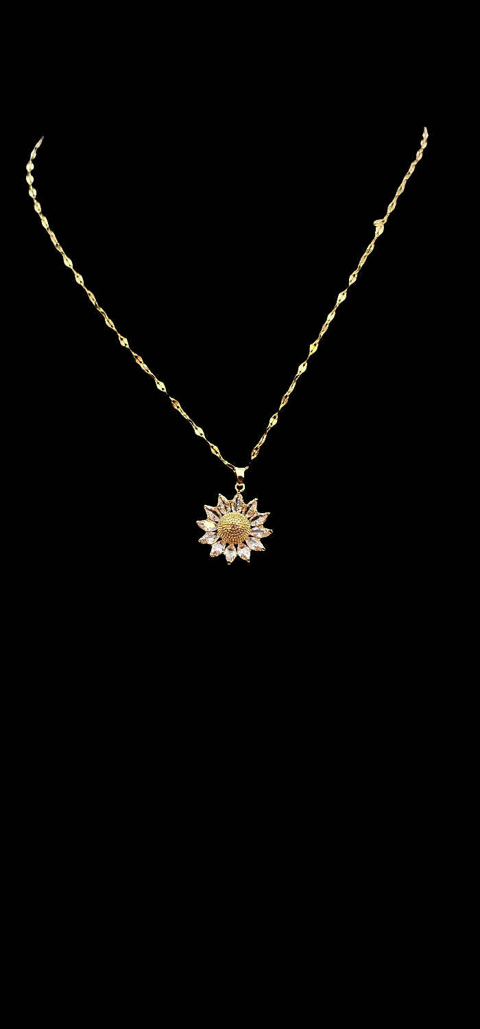 SUNFLOWER NECKLACE