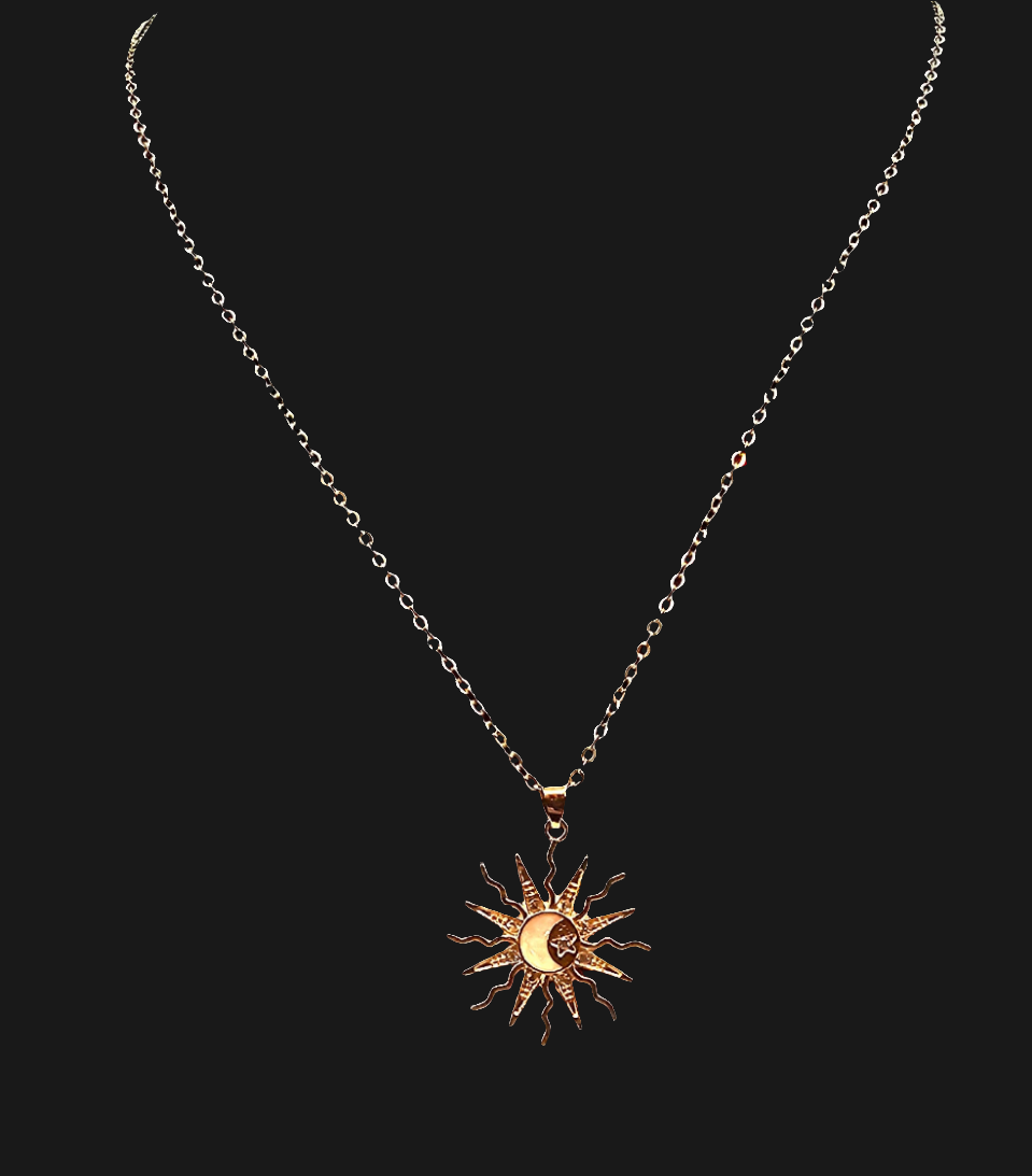 SUN AND MOON NECKLACE