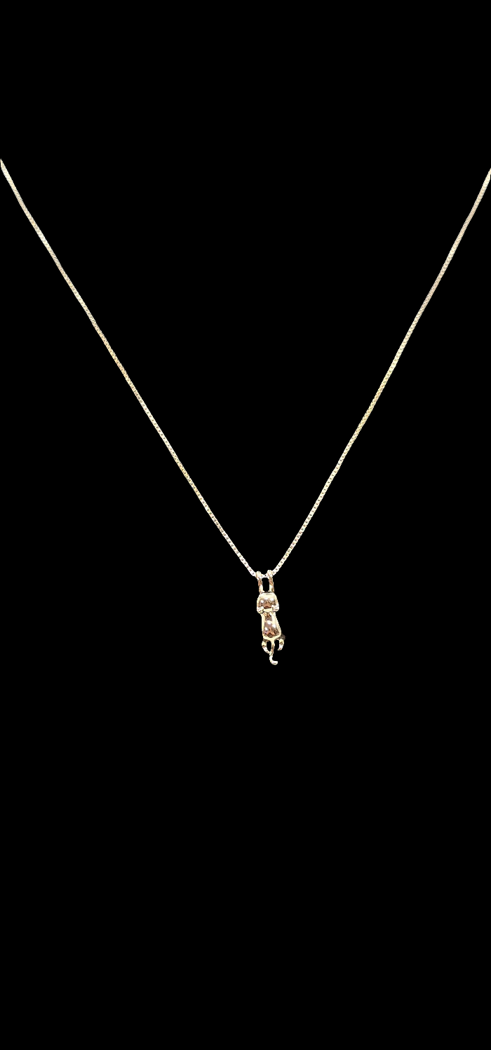 925 SILVER KITTY NECKLACE
