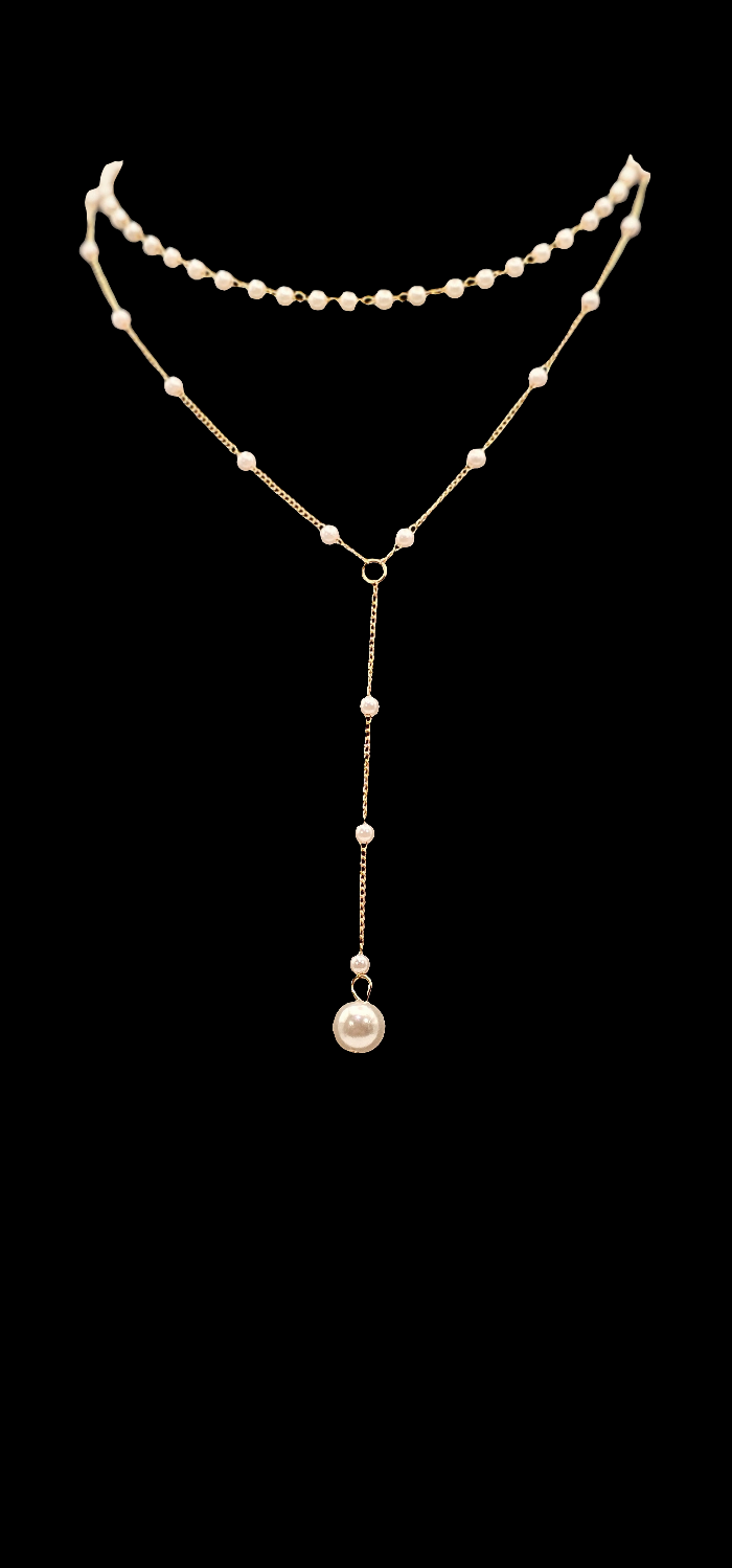 PEARL DROP NECKLACE