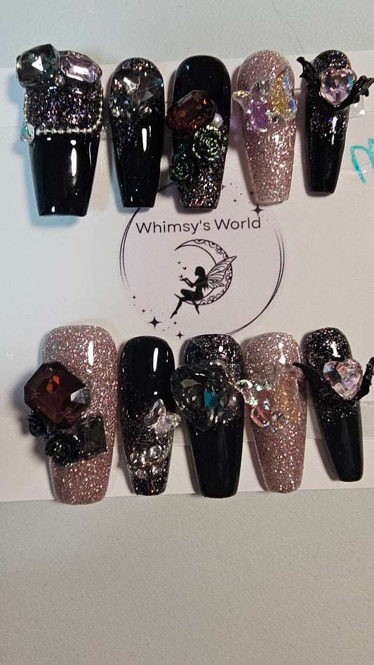 GLITTER AND SHINE - PRESS ON NAILS