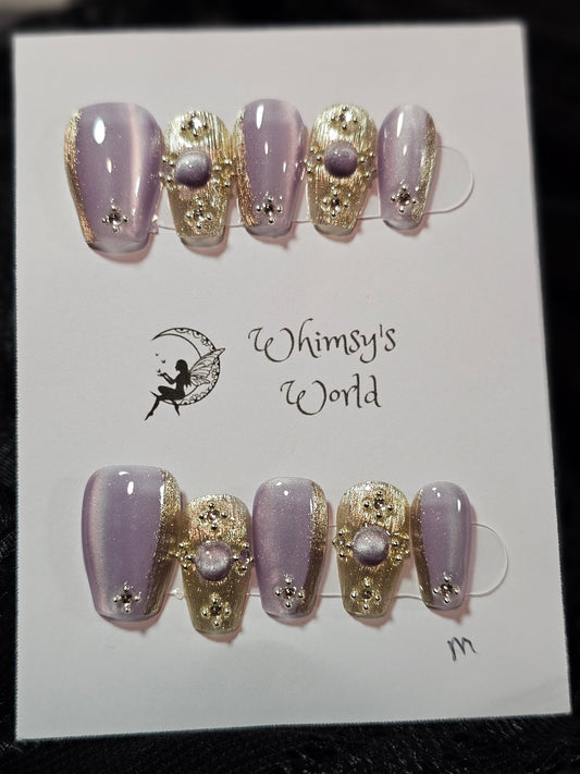 Gold and Purple - Whimsy's World LLC