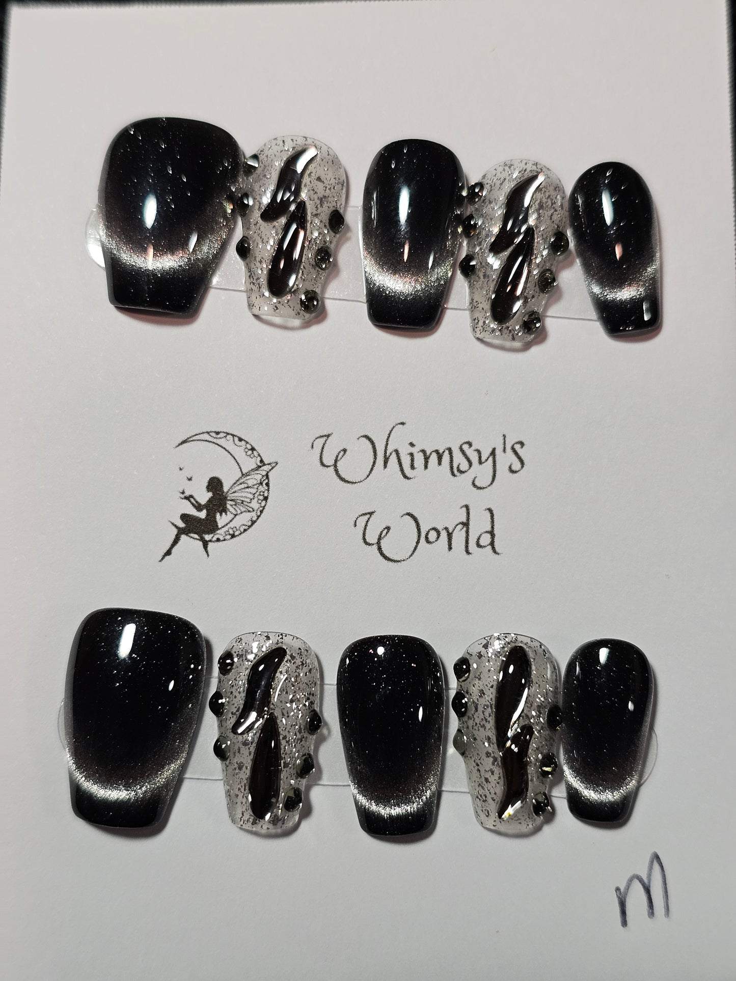 Black and White abstract - Whimsy's World LLC