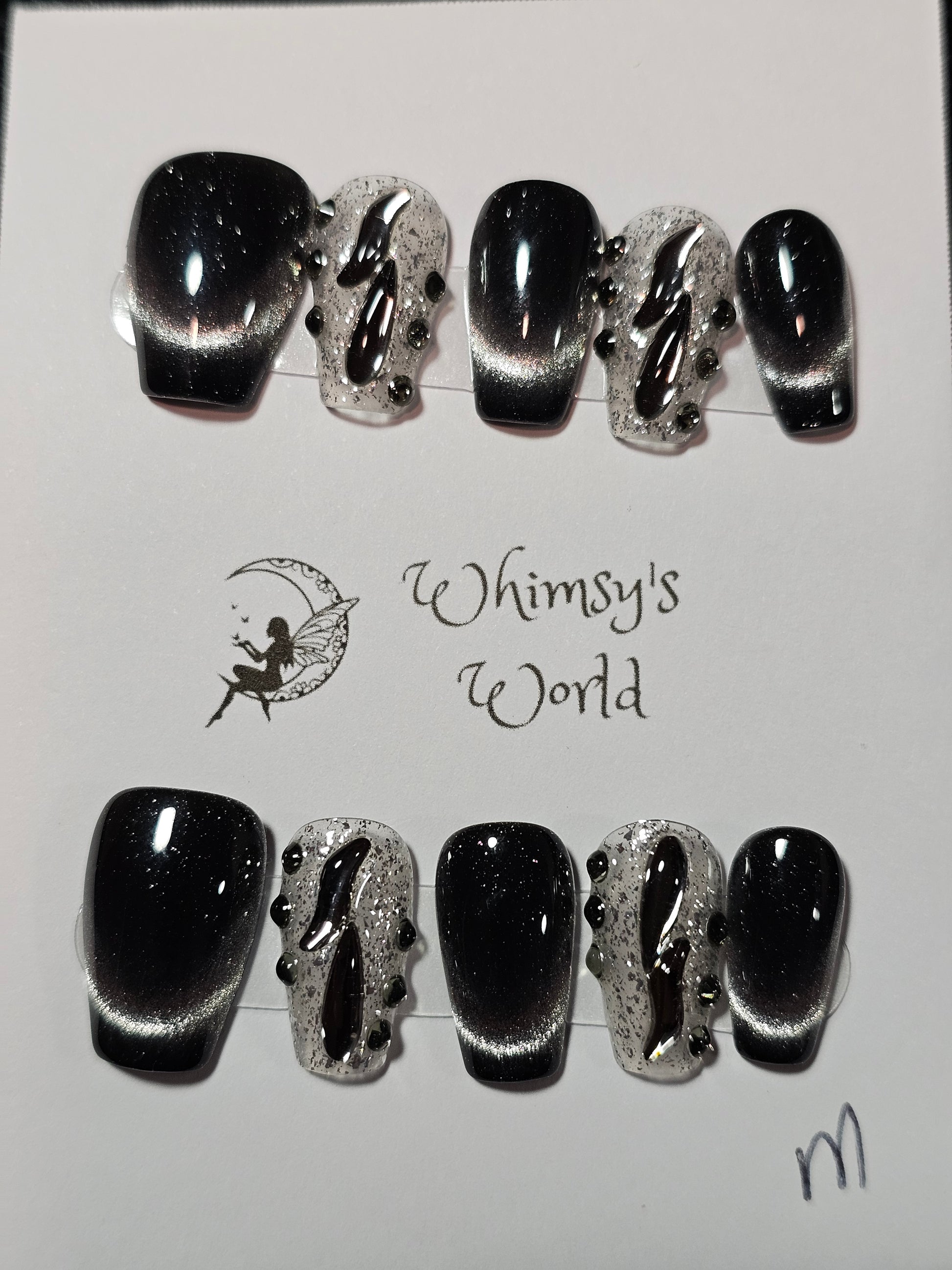 Black and White abstract - Whimsy's World LLC