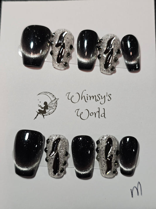 Black and White abstract - Whimsy's World LLC
