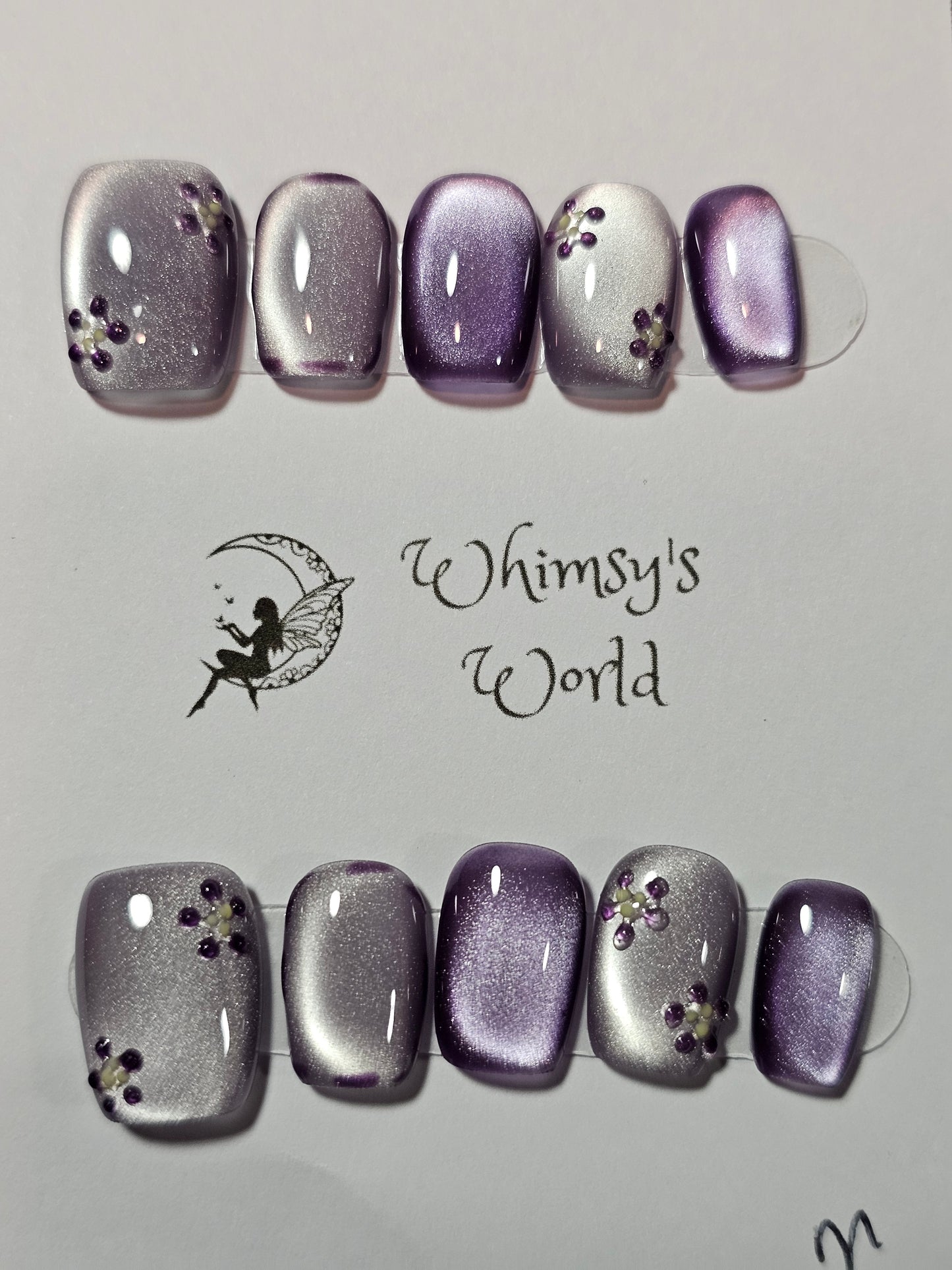 Lavender Cats Eye - Whimsy's World LLC