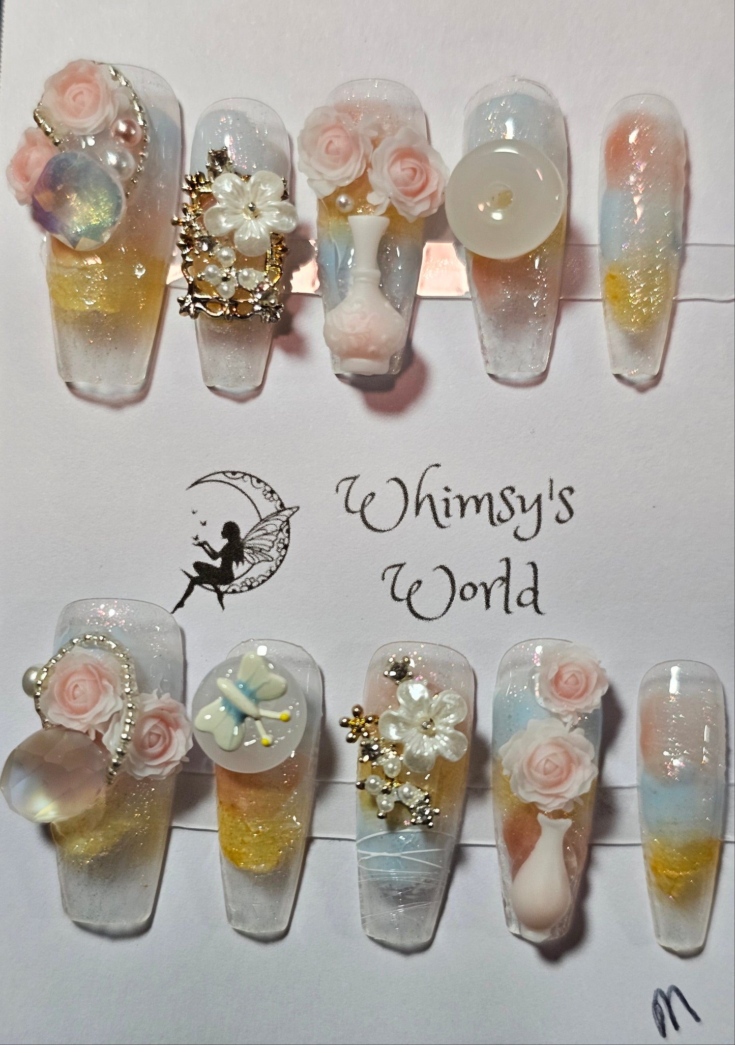 Floral Vase - Whimsy's World LLC