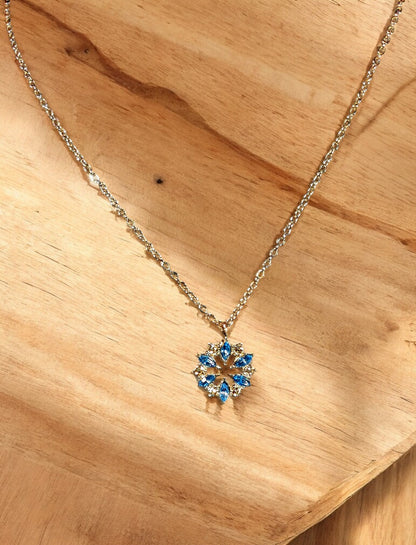 Blue snowflake - Whimsy's World LLC