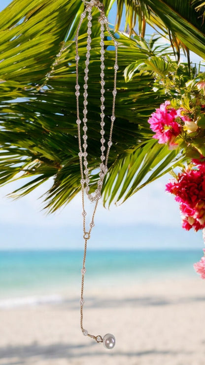 Pearl drop necklace - Whimsy's World LLC