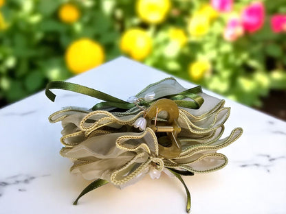 GREEN BOW HAIR CLAW