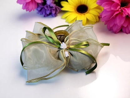 GREEN BOW HAIR CLAW