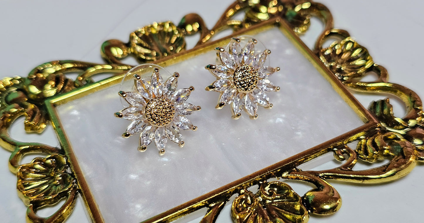 SUNFLOWER EARRRINGS