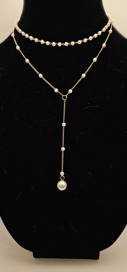 PEARL DROP NECKLACE