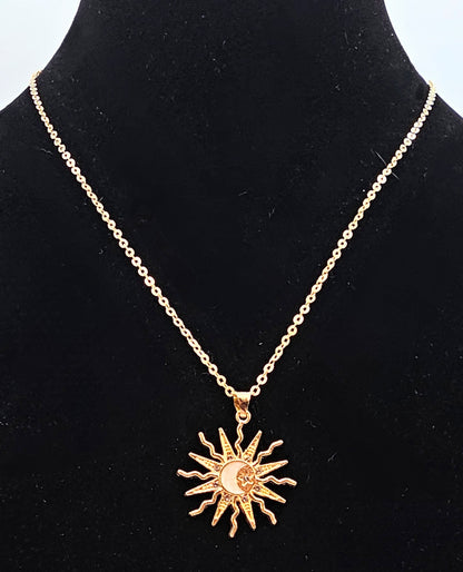 SUN AND MOON NECKLACE