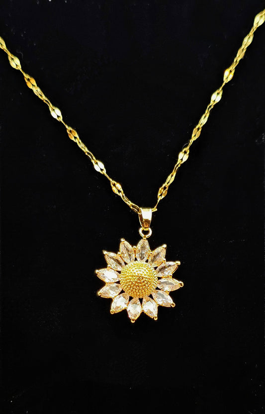 SUNFLOWER NECKLACE