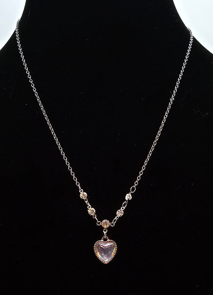 MOON HEART NECKLACE