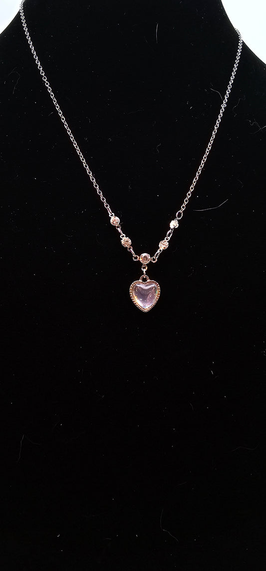 MOON HEART NECKLACE